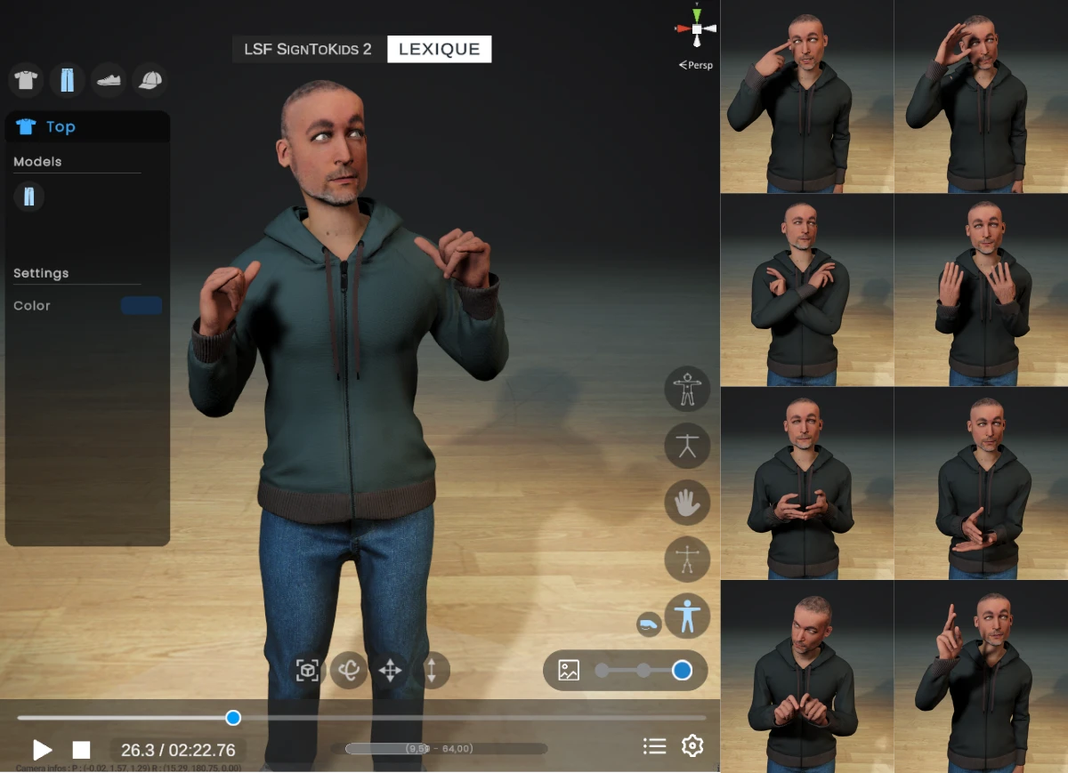 Laboratoire de R&D en motion capture et informatique 3D