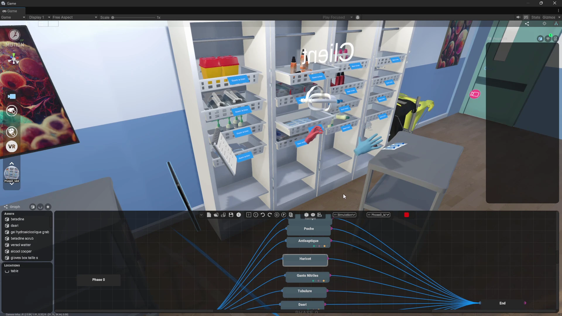 Jumeau numérique patient simulation 3D rééducation santé numérique